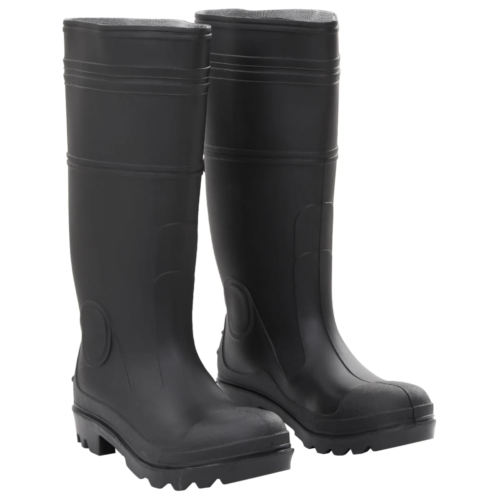 Regenlaarzen maat 39 PVC zwart is nu te koop bij PeponiXL, paradijselijk wonen!