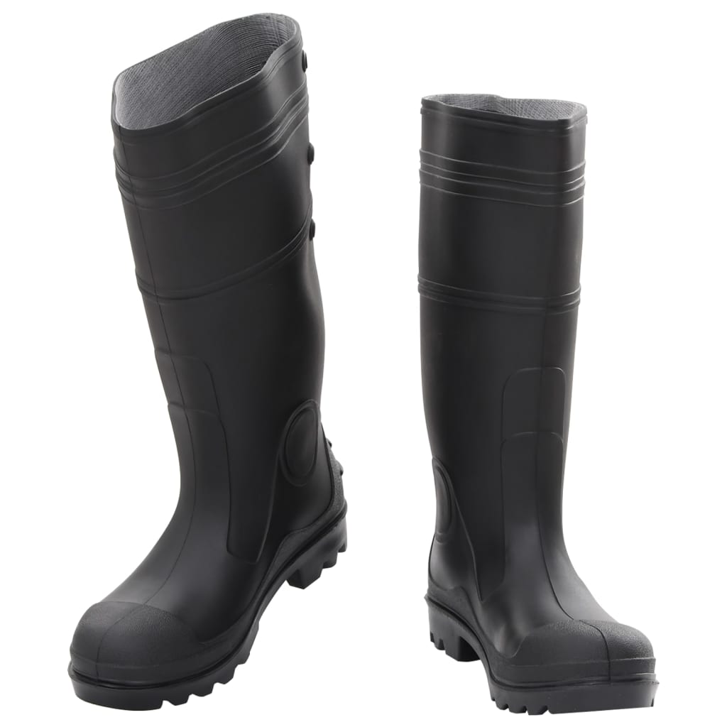 Regenlaarzen maat 39 PVC zwart is nu te koop bij PeponiXL, paradijselijk wonen!