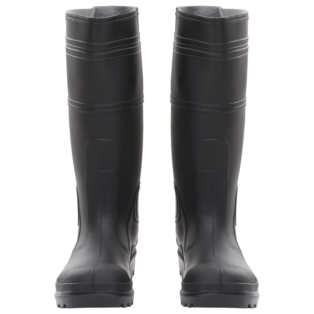 Regenlaarzen maat 39 PVC zwart is nu te koop bij PeponiXL, paradijselijk wonen!