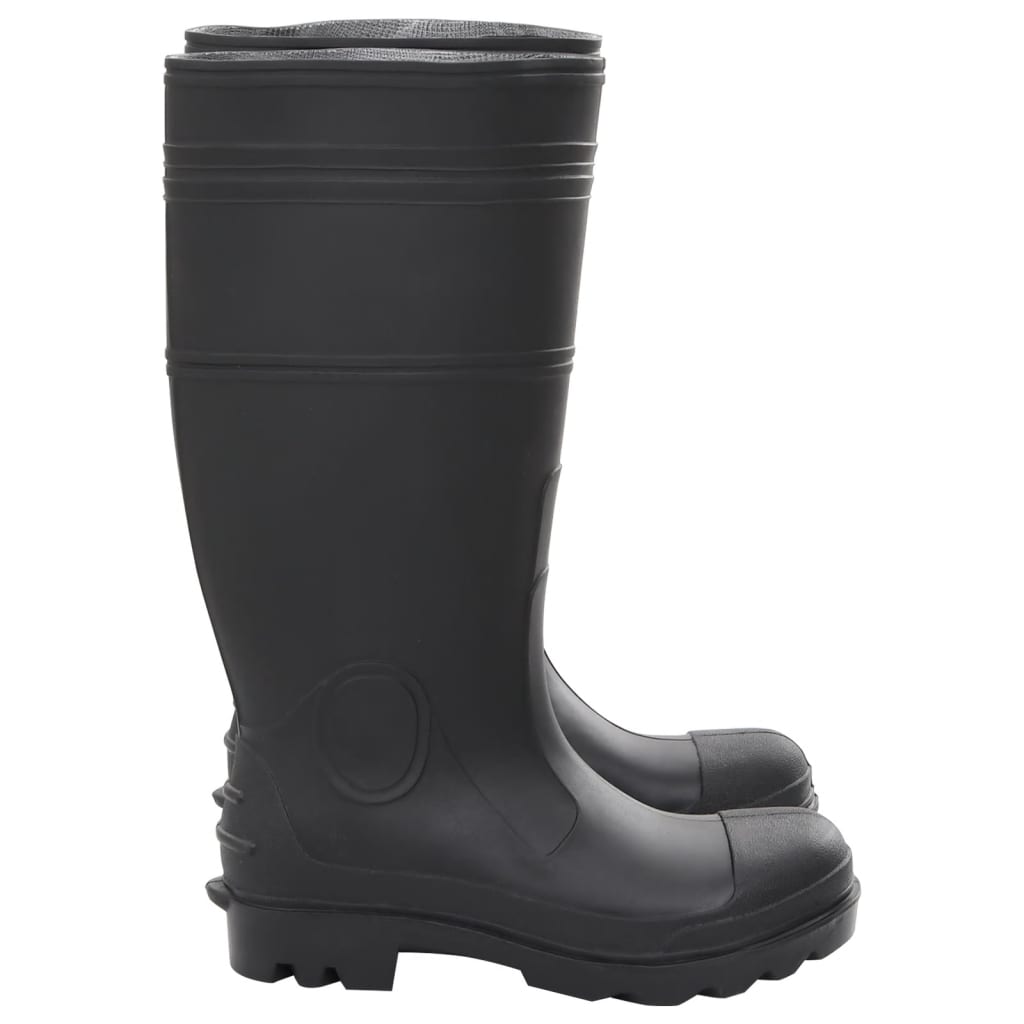 Regenlaarzen maat 39 PVC zwart is nu te koop bij PeponiXL, paradijselijk wonen!