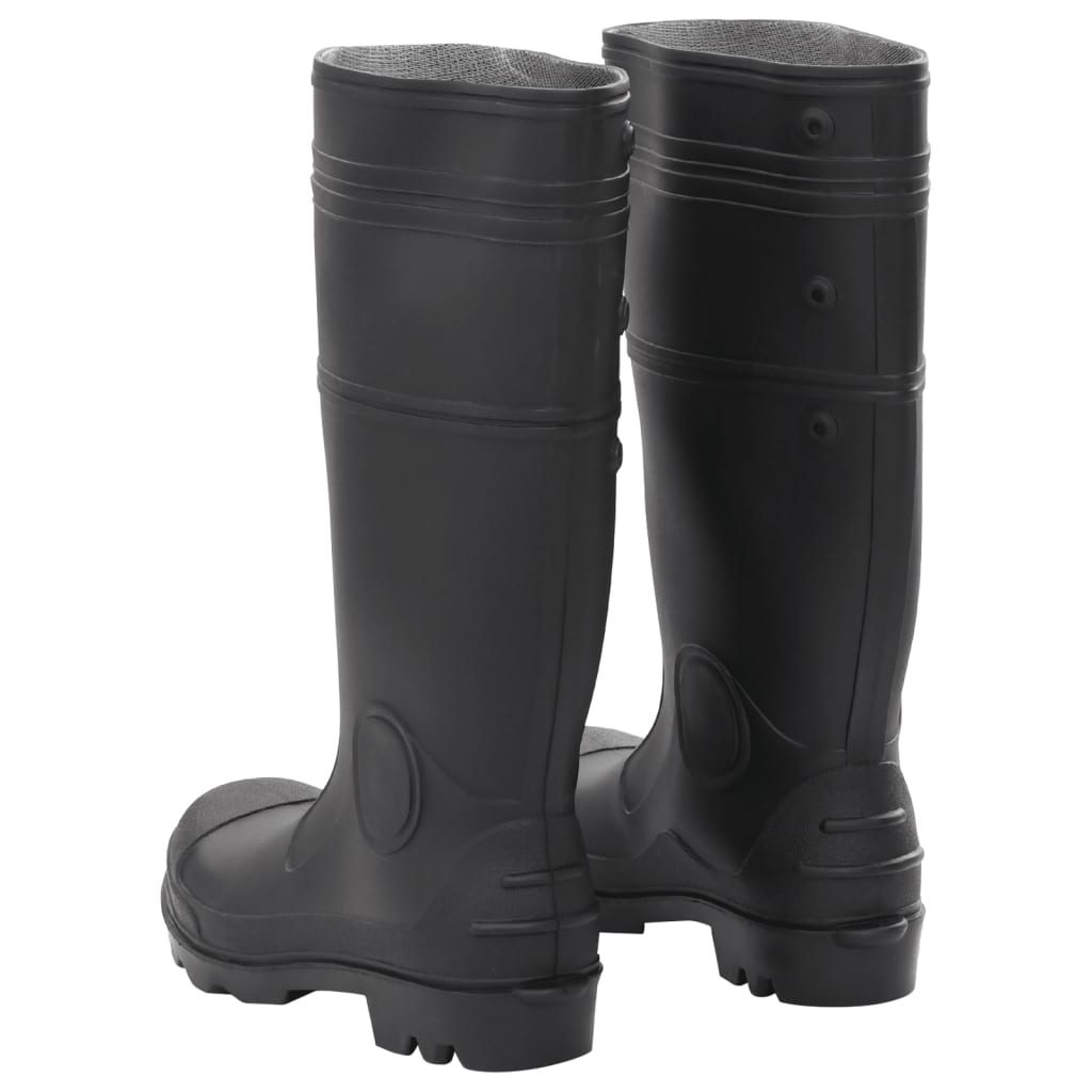 Regenlaarzen maat 39 PVC zwart is nu te koop bij PeponiXL, paradijselijk wonen!