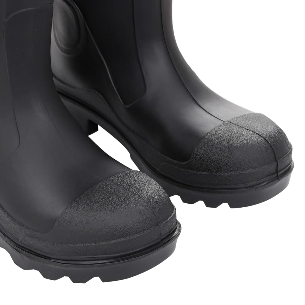 Regenlaarzen maat 39 PVC zwart is nu te koop bij PeponiXL, paradijselijk wonen!