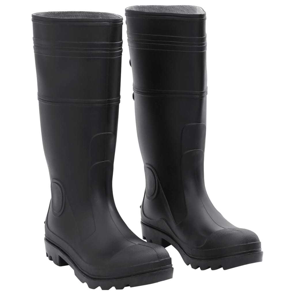Regenlaarzen maat 42 PVC zwart is nu te koop bij PeponiXL, paradijselijk wonen!