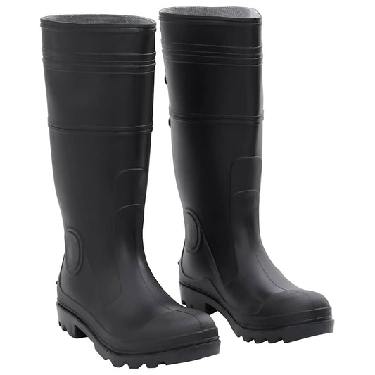 Regenlaarzen maat 42 PVC zwart is nu te koop bij PeponiXL, paradijselijk wonen!
