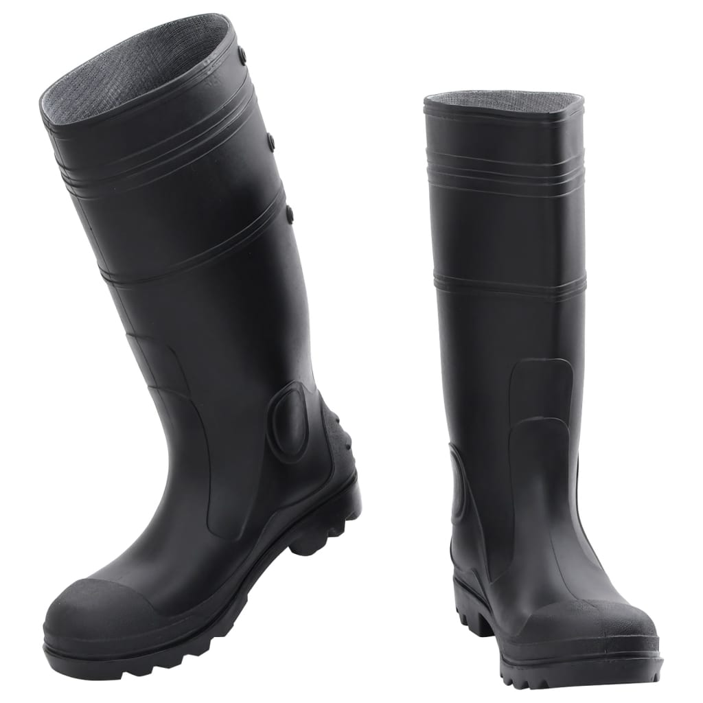 Regenlaarzen maat 42 PVC zwart is nu te koop bij PeponiXL, paradijselijk wonen!