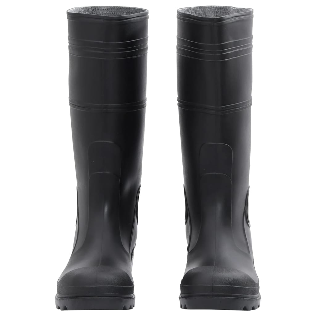 Regenlaarzen maat 42 PVC zwart is nu te koop bij PeponiXL, paradijselijk wonen!