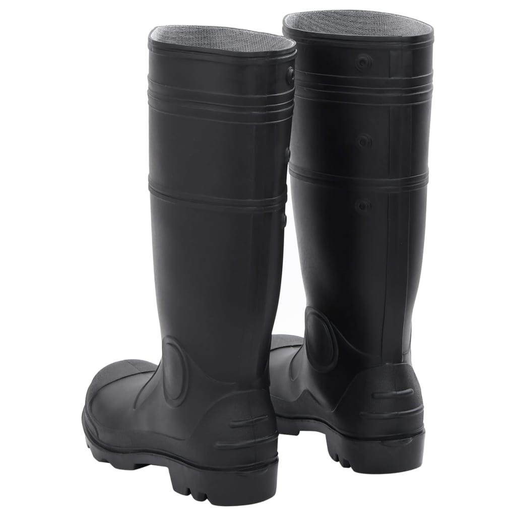 Regenlaarzen maat 42 PVC zwart is nu te koop bij PeponiXL, paradijselijk wonen!