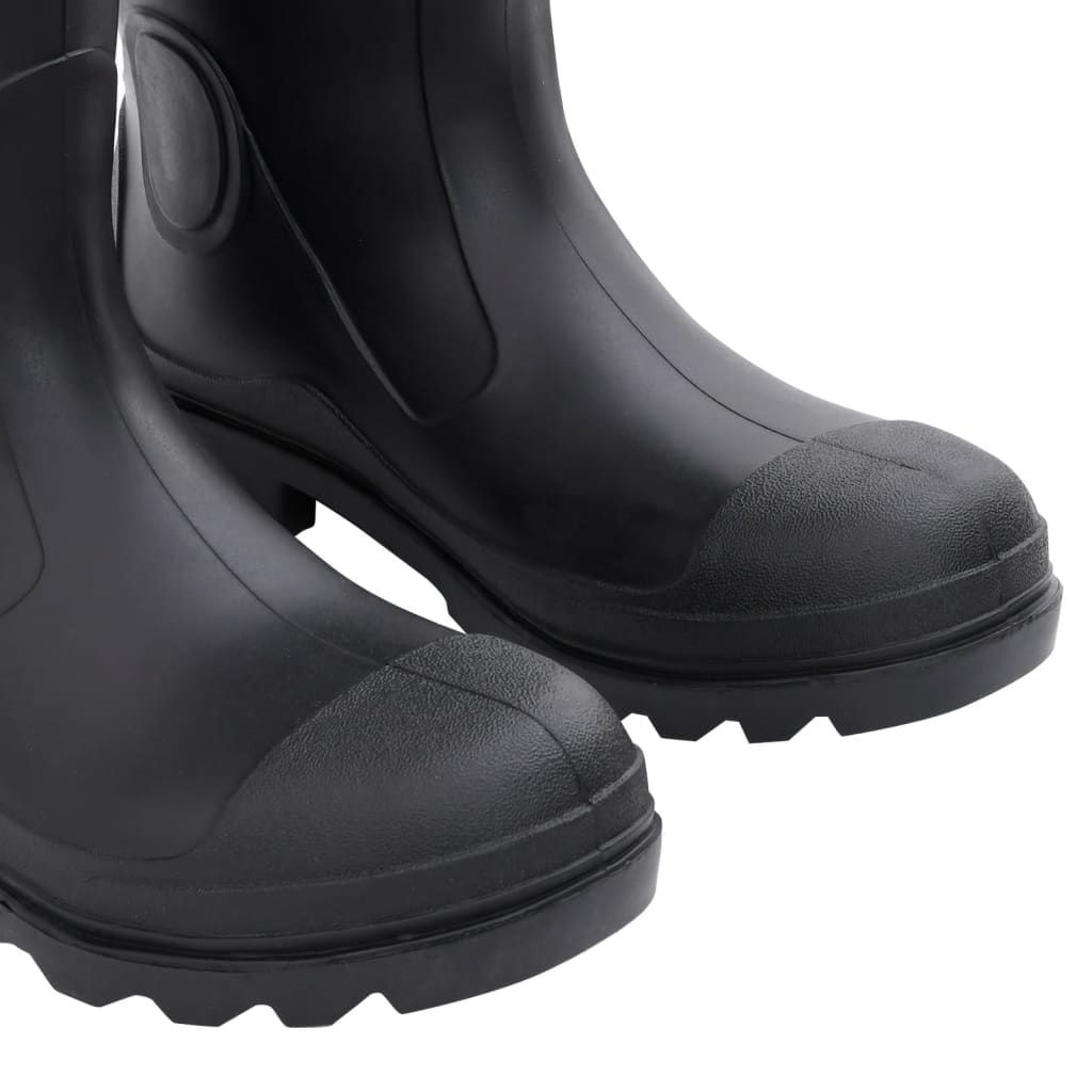 Regenlaarzen maat 42 PVC zwart is nu te koop bij PeponiXL, paradijselijk wonen!