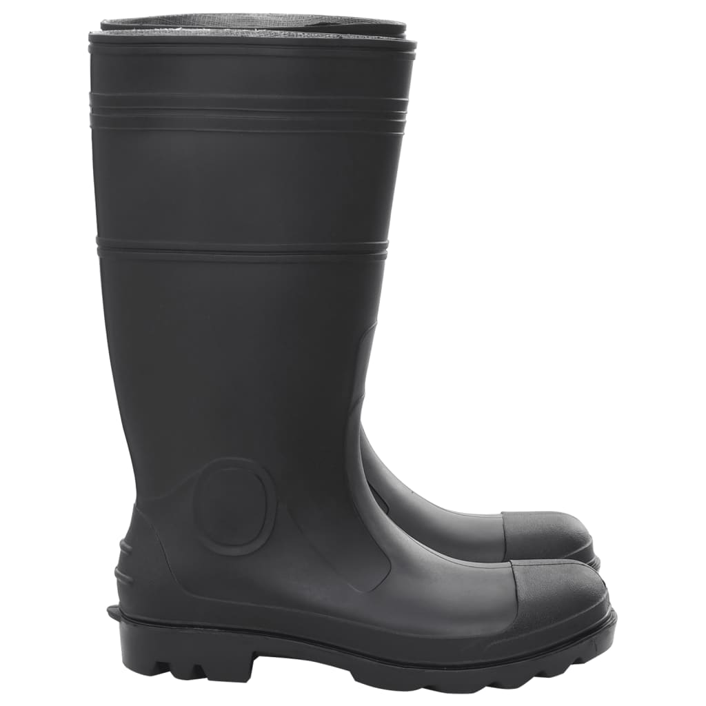 Regenlaarzen maat 44 PVC zwart is nu te koop bij PeponiXL, paradijselijk wonen!
