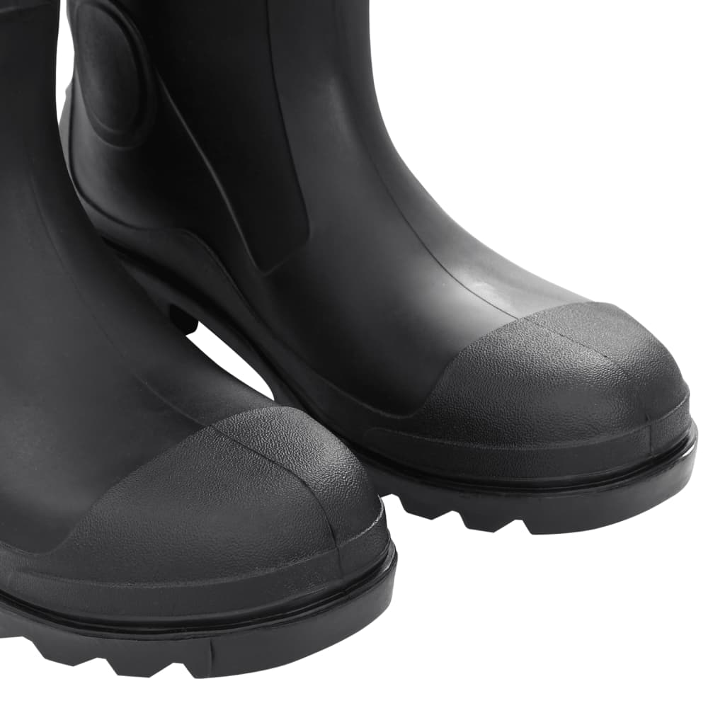 Regenlaarzen maat 44 PVC zwart is nu te koop bij PeponiXL, paradijselijk wonen!