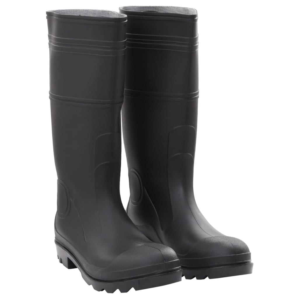 Regenlaarzen maat 45 PVC zwart is nu te koop bij PeponiXL, paradijselijk wonen!