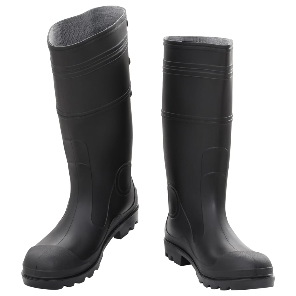 Regenlaarzen maat 45 PVC zwart is nu te koop bij PeponiXL, paradijselijk wonen!