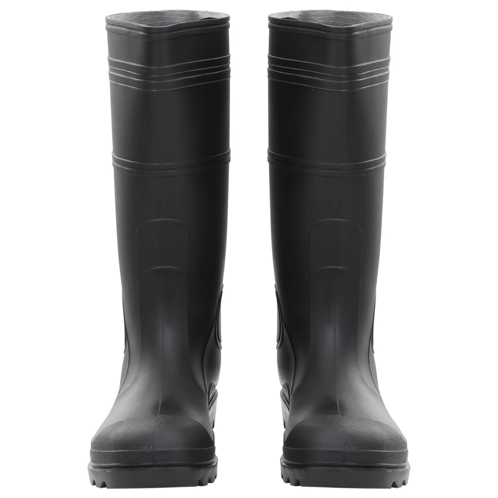 Regenlaarzen maat 45 PVC zwart is nu te koop bij PeponiXL, paradijselijk wonen!