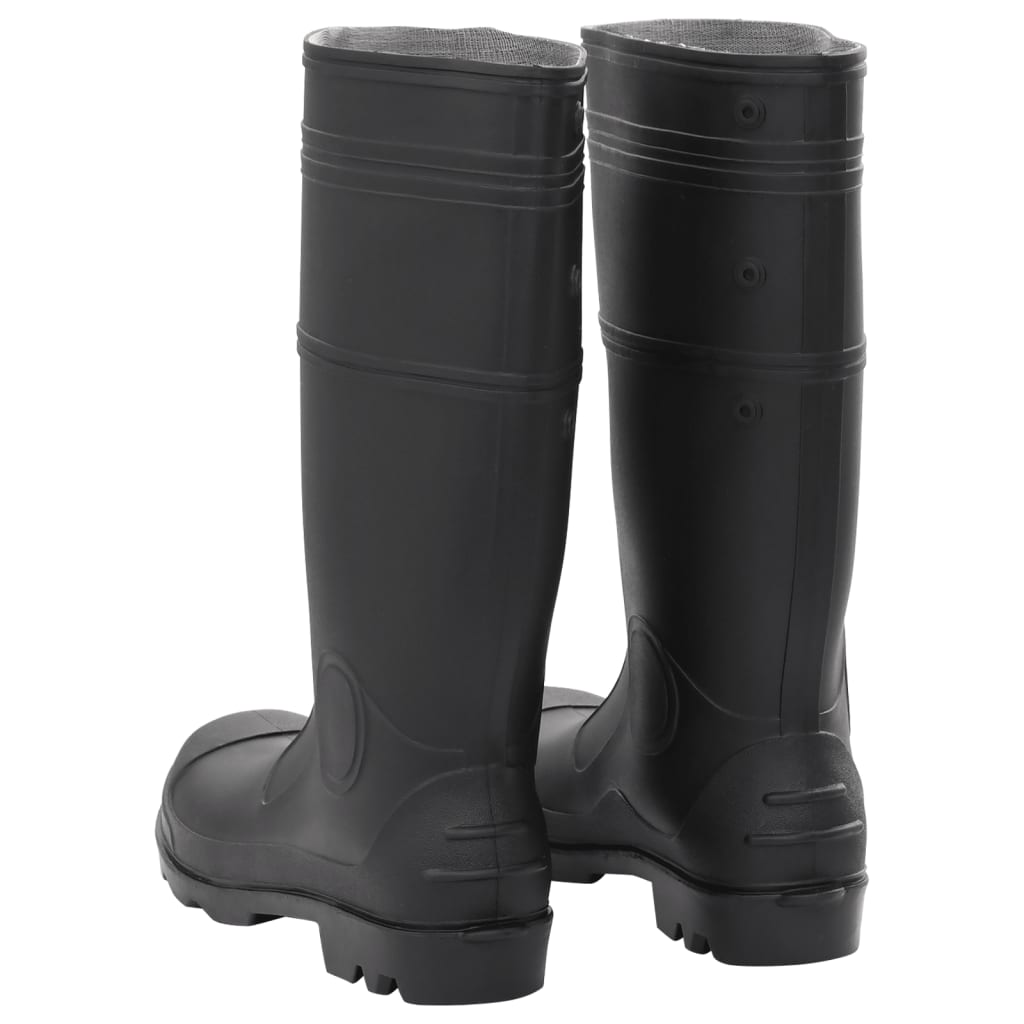 Regenlaarzen maat 45 PVC zwart is nu te koop bij PeponiXL, paradijselijk wonen!