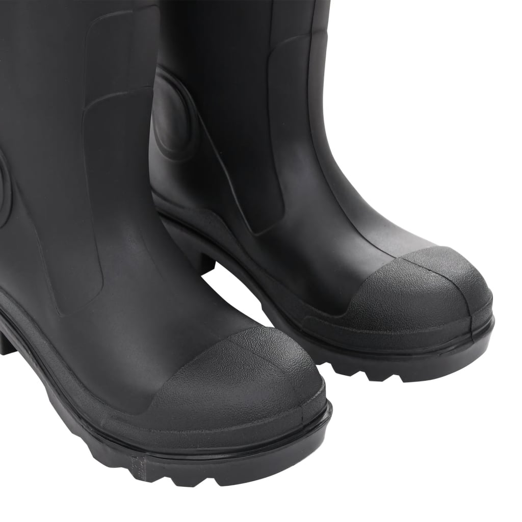 Regenlaarzen met verwijderbare sokken maat 40 PVC zwart is nu te koop bij PeponiXL, paradijselijk wonen!
