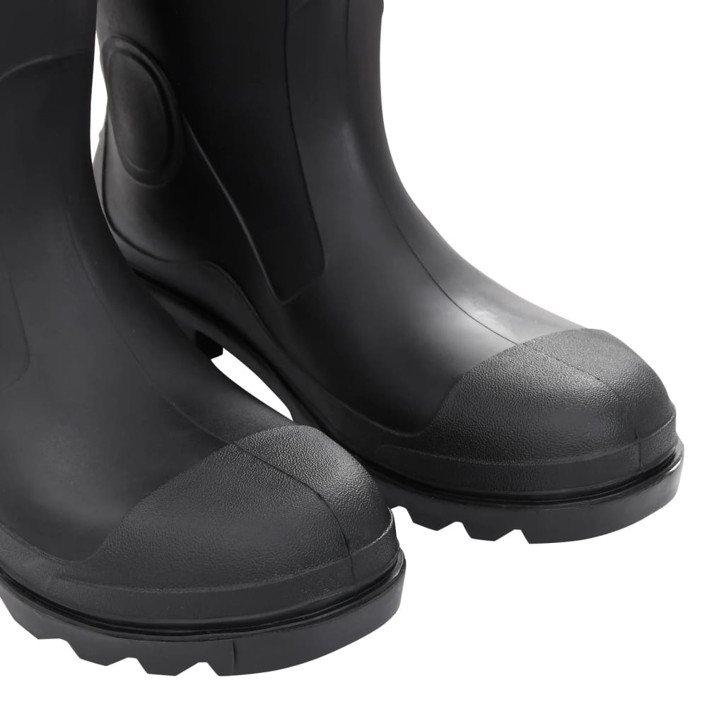 Regenlaarzen met verwijderbare sokken maat 44 PVC zwart is nu te koop bij PeponiXL, paradijselijk wonen!