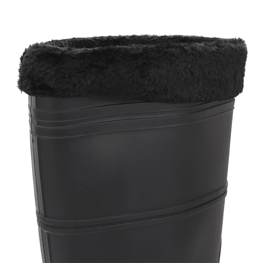 Regenlaarzen met verwijderbare sokken maat 46 PVC zwart is nu te koop bij PeponiXL, paradijselijk wonen!