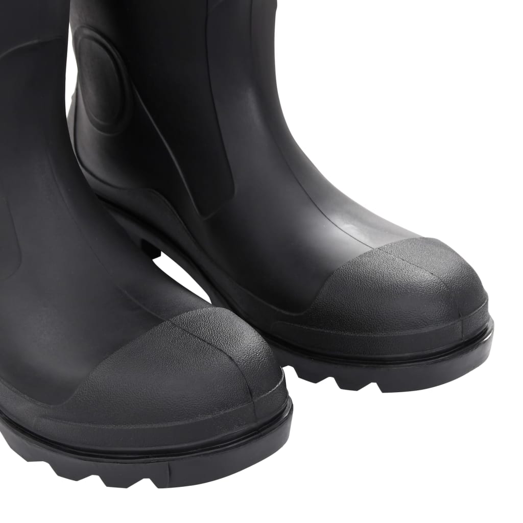 Regenlaarzen met verwijderbare sokken maat 46 PVC zwart is nu te koop bij PeponiXL, paradijselijk wonen!