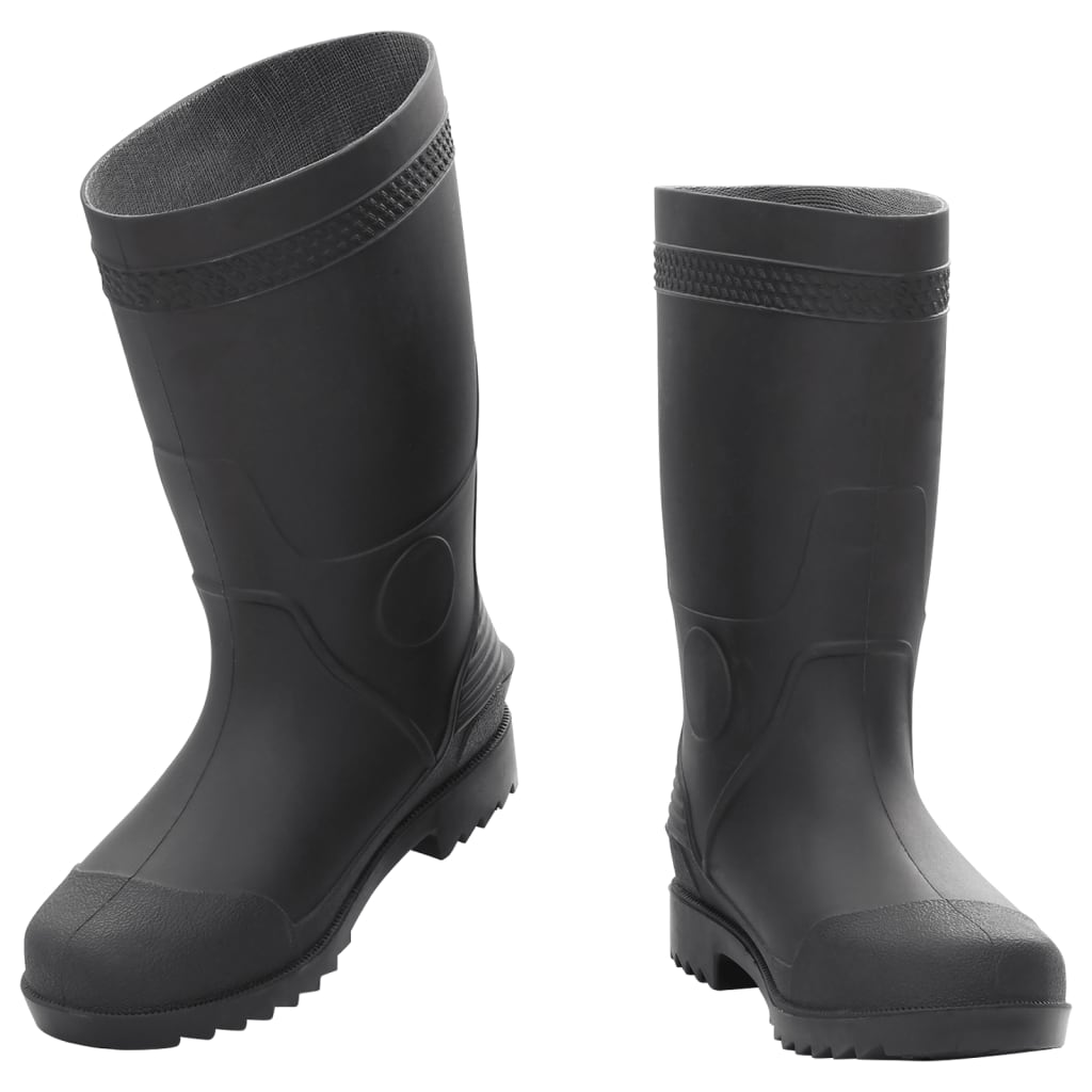 Regenlaarzen maat 38 PVC zwart is nu te koop bij PeponiXL, paradijselijk wonen!