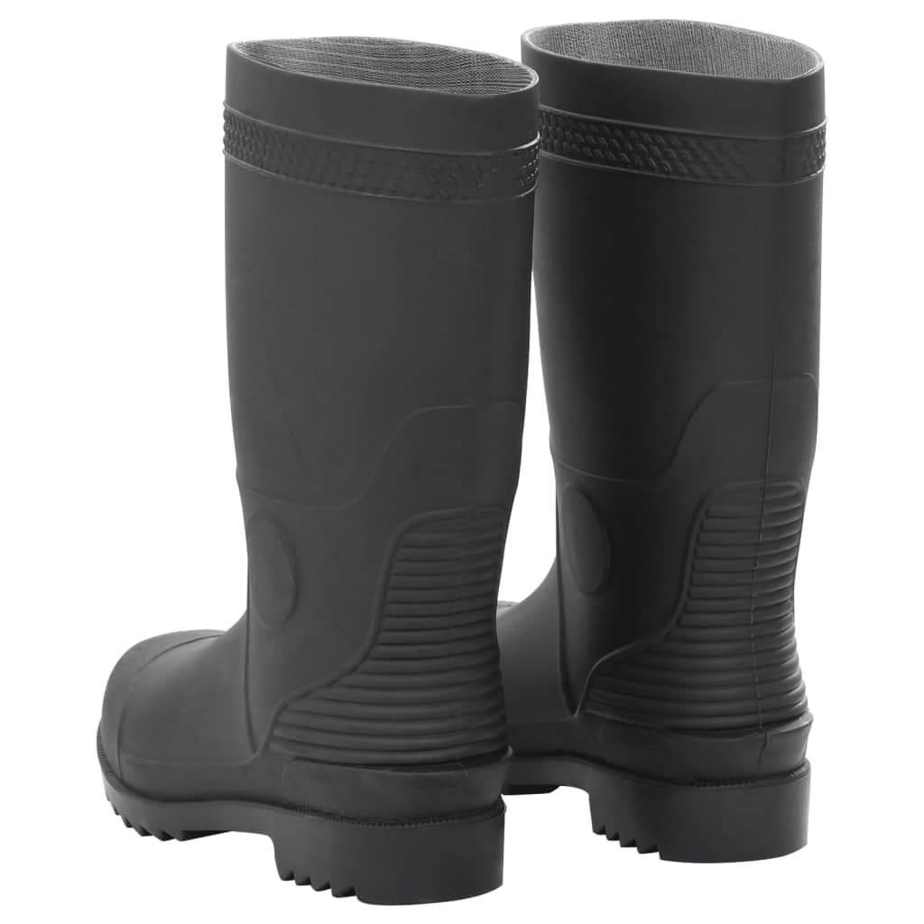 Regenlaarzen maat 38 PVC zwart is nu te koop bij PeponiXL, paradijselijk wonen!