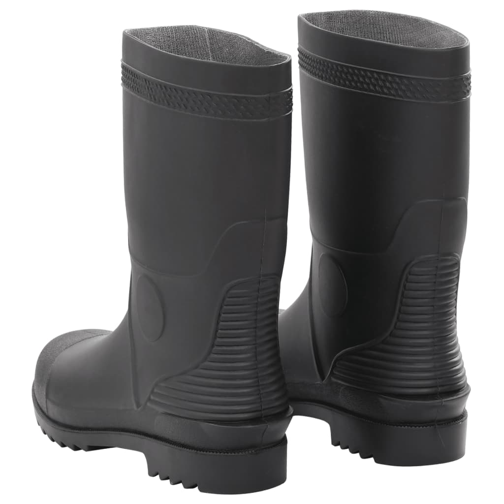 Regenlaarzen maat 45 PVC zwart is nu te koop bij PeponiXL, paradijselijk wonen!