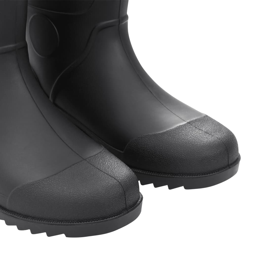 Regenlaarzen maat 45 PVC zwart is nu te koop bij PeponiXL, paradijselijk wonen!