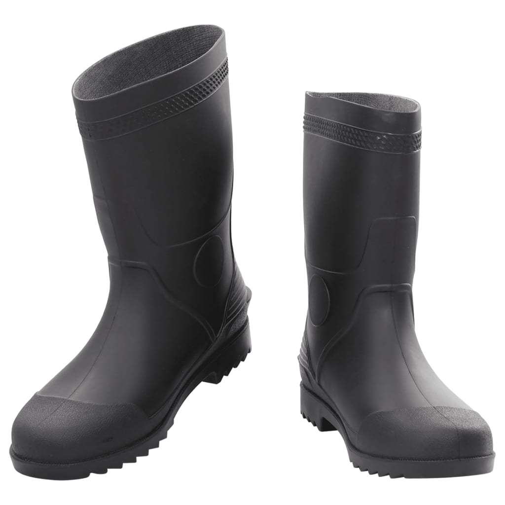 Regenlaarzen maat 46 PVC zwart is nu te koop bij PeponiXL, paradijselijk wonen!