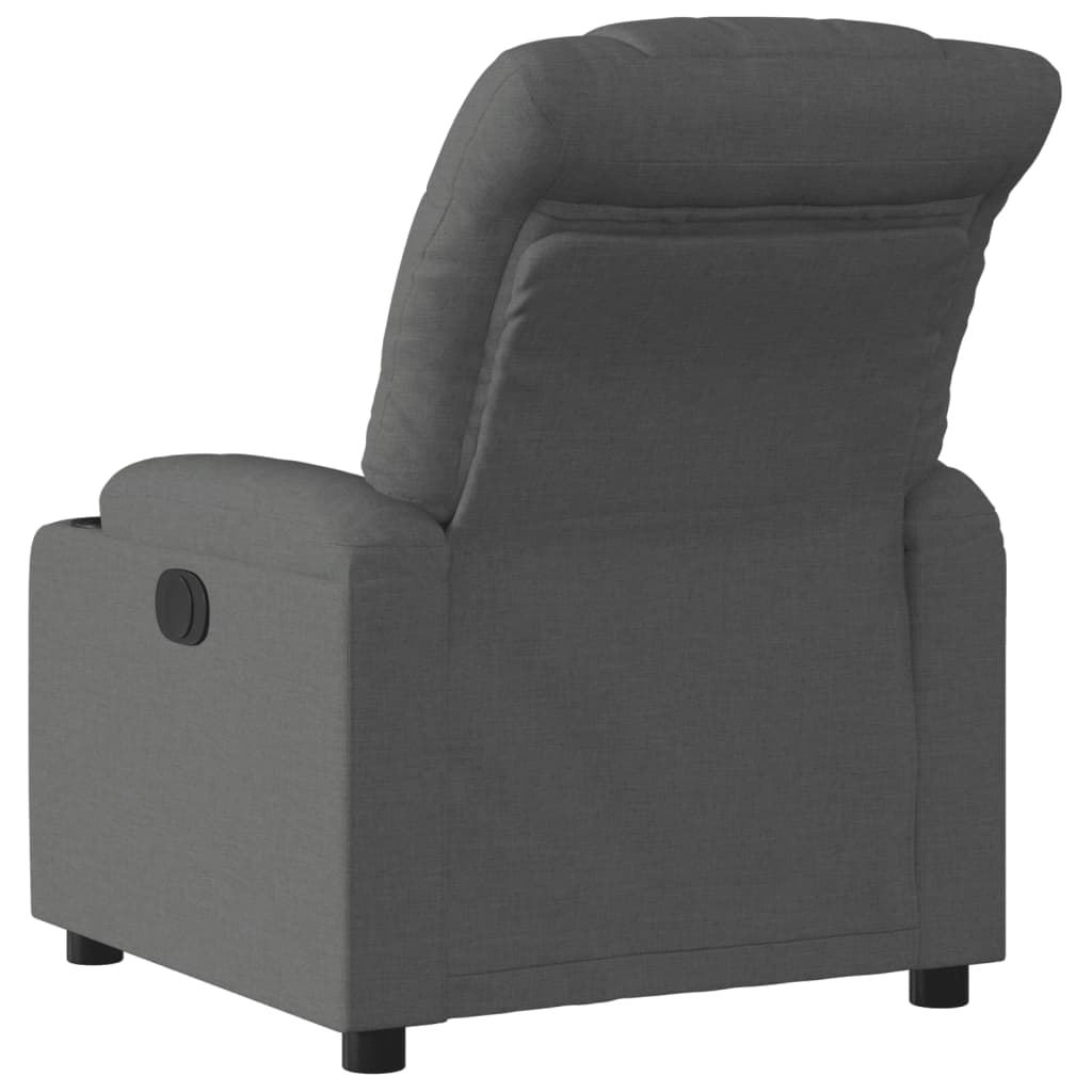 Fauteuil verstelbaar stof donkergrijs is nu te koop bij PeponiXL, paradijselijk wonen!