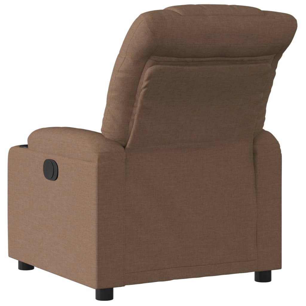 Fauteuil verstelbaar stof bruin is nu te koop bij PeponiXL, paradijselijk wonen!
