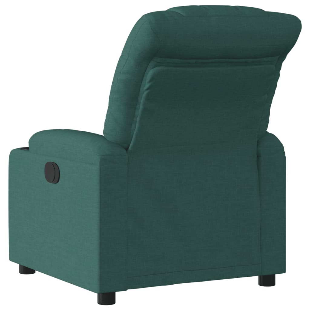 Fauteuil verstelbaar stof donkergroen is nu te koop bij PeponiXL, paradijselijk wonen!