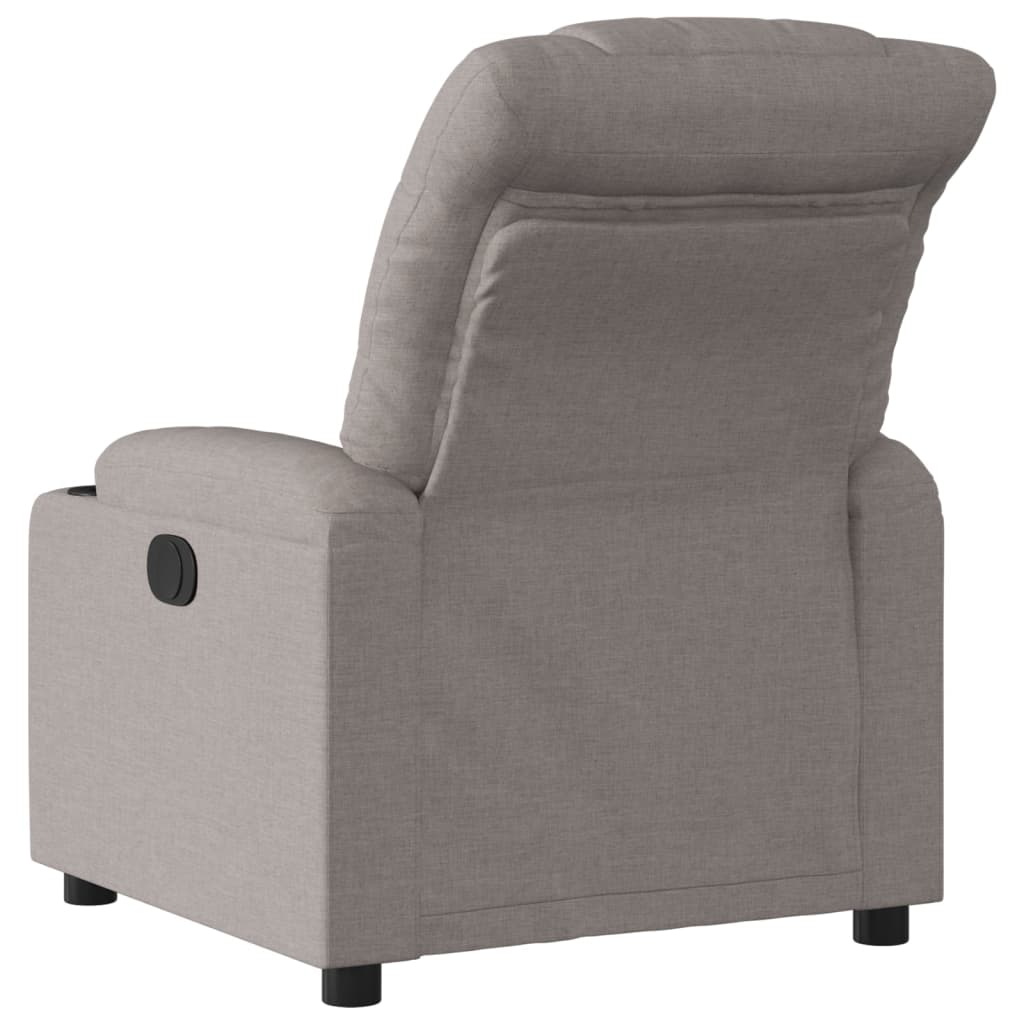 Fauteuil verstelbaar stof taupe is nu te koop bij PeponiXL, paradijselijk wonen!