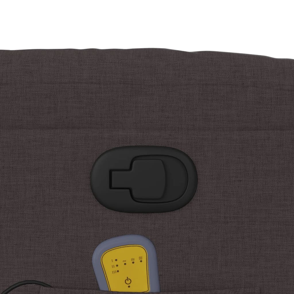 Massagestoel verstelbaar stof donkerbruin is nu te koop bij PeponiXL, paradijselijk wonen!