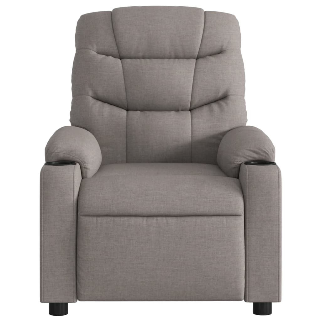 Massagestoel verstelbaar stof taupe is nu te koop bij PeponiXL, paradijselijk wonen!