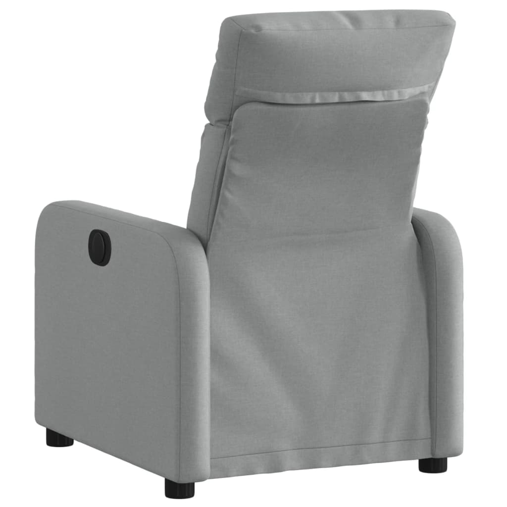 Fauteuil verstelbaar stof lichtgrijs is nu te koop bij PeponiXL, paradijselijk wonen!
