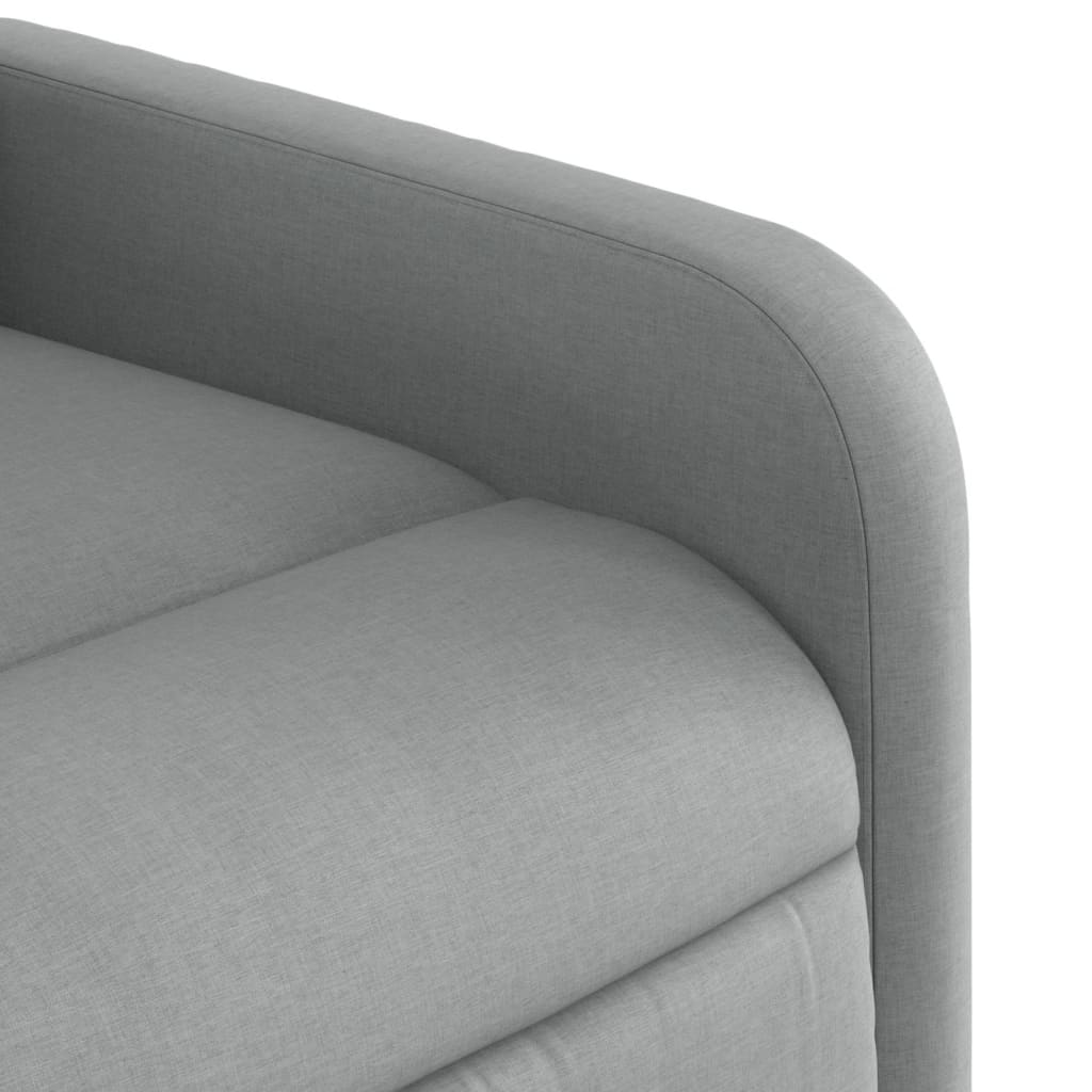 Fauteuil verstelbaar stof lichtgrijs is nu te koop bij PeponiXL, paradijselijk wonen!
