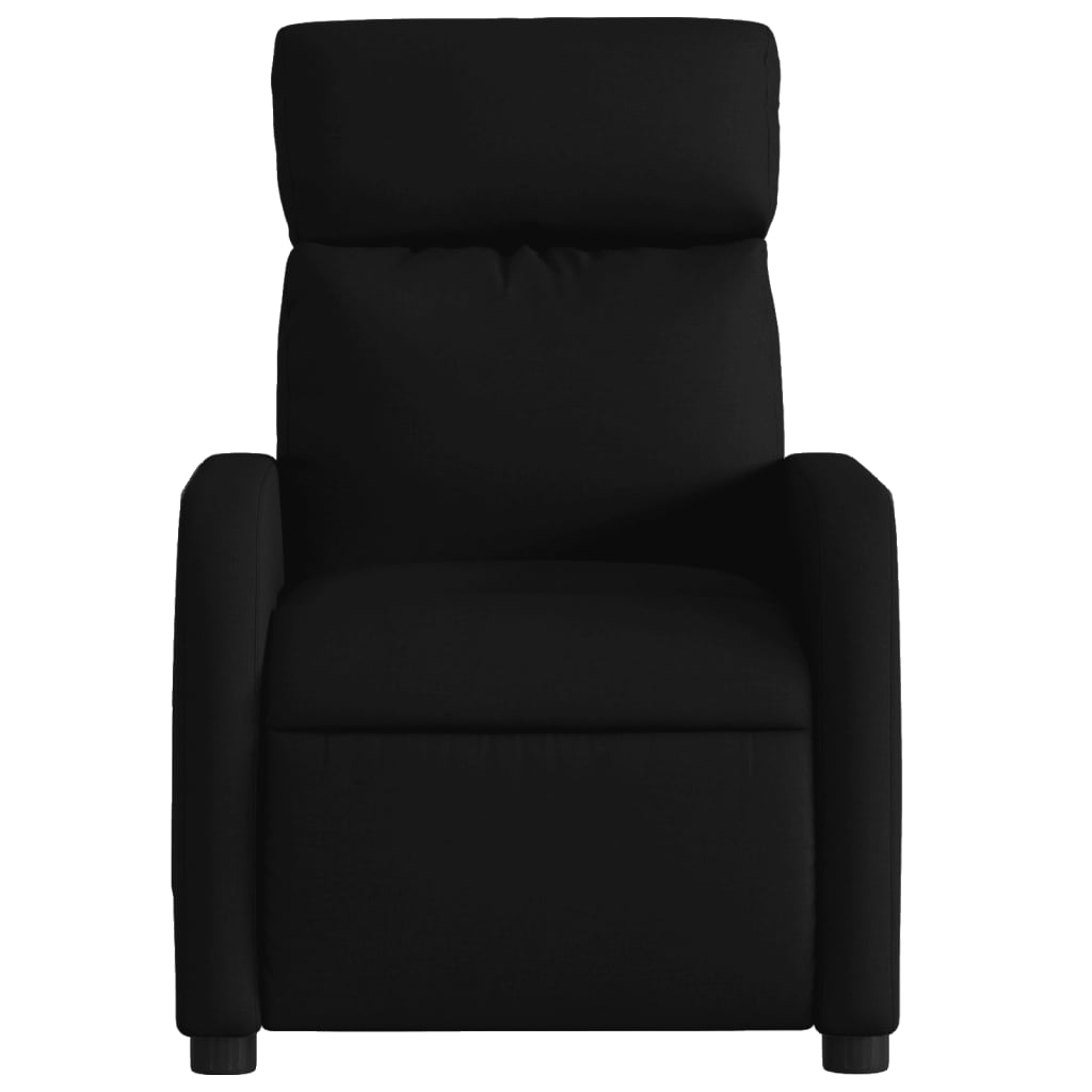 Fauteuil verstelbaar stof zwart is nu te koop bij PeponiXL, paradijselijk wonen!