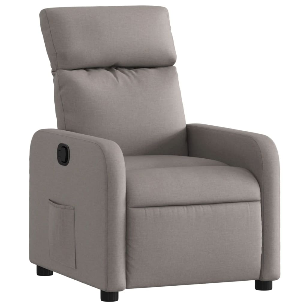 Fauteuil verstelbaar stof taupe is nu te koop bij PeponiXL, paradijselijk wonen!