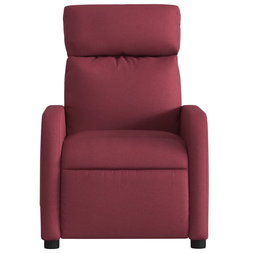 Massagestoel verstelbaar stof wijnrood is nu te koop bij PeponiXL, paradijselijk wonen!