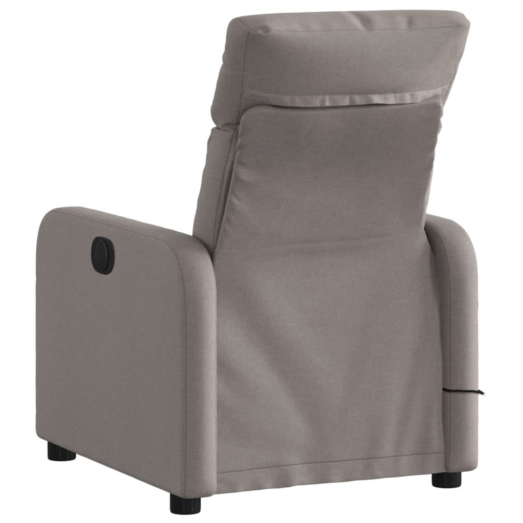Massagestoel verstelbaar stof taupe is nu te koop bij PeponiXL, paradijselijk wonen!