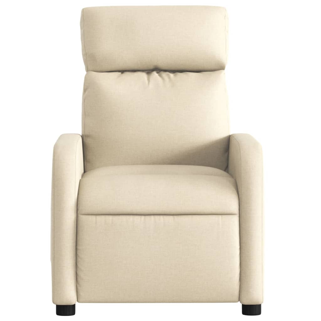 Massagestoel verstelbaar stof crèmekleurig is nu te koop bij PeponiXL, paradijselijk wonen!