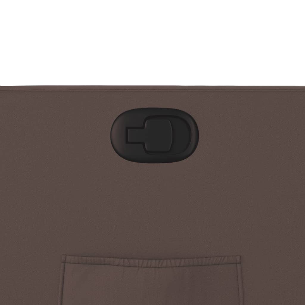 Fauteuil verstelbaar kunstleer bruin is nu te koop bij PeponiXL, paradijselijk wonen!