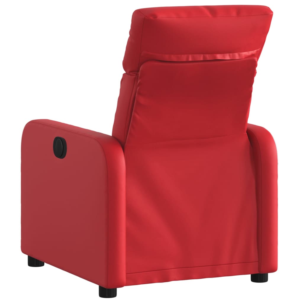 Fauteuil verstelbaar kunstleer rood is nu te koop bij PeponiXL, paradijselijk wonen!