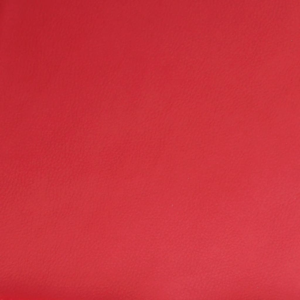 Fauteuil verstelbaar kunstleer rood is nu te koop bij PeponiXL, paradijselijk wonen!