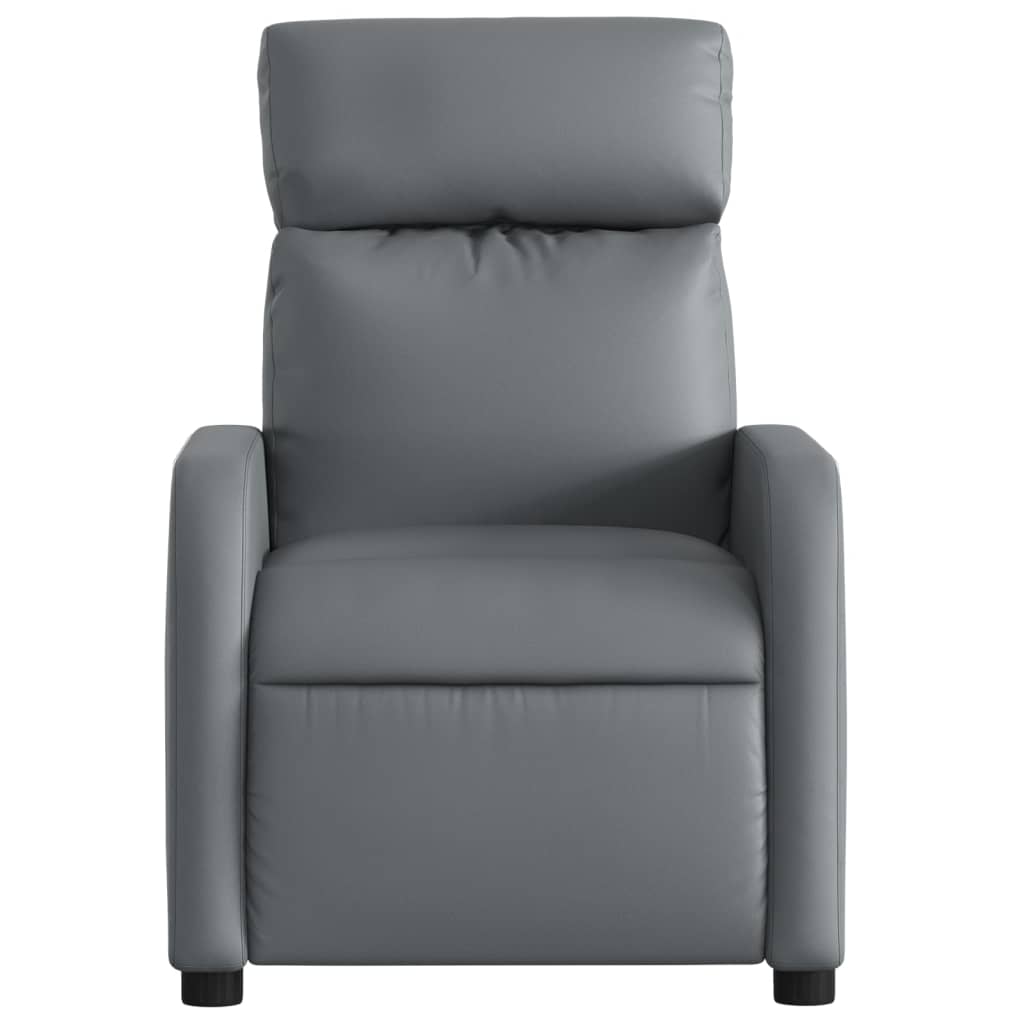 Massagestoel verstelbaar kunstleer grijs is nu te koop bij PeponiXL, paradijselijk wonen!