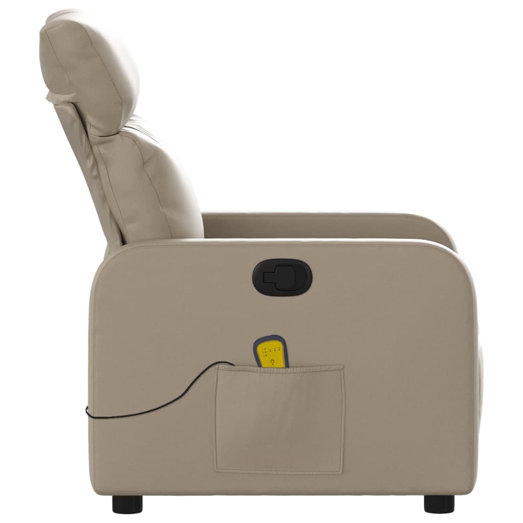 Massagestoel verstelbaar kunstleer cappuccinokleurig is nu te koop bij PeponiXL, paradijselijk wonen!
