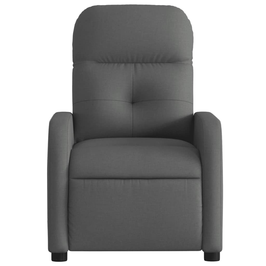 Fauteuil verstelbaar stof donkergrijs is nu te koop bij PeponiXL, paradijselijk wonen!