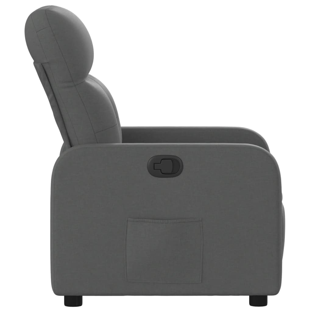 Fauteuil verstelbaar stof donkergrijs is nu te koop bij PeponiXL, paradijselijk wonen!