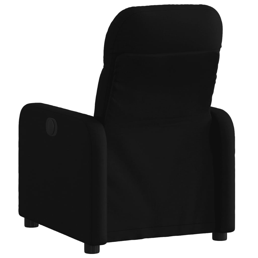 Fauteuil verstelbaar stof zwart is nu te koop bij PeponiXL, paradijselijk wonen!