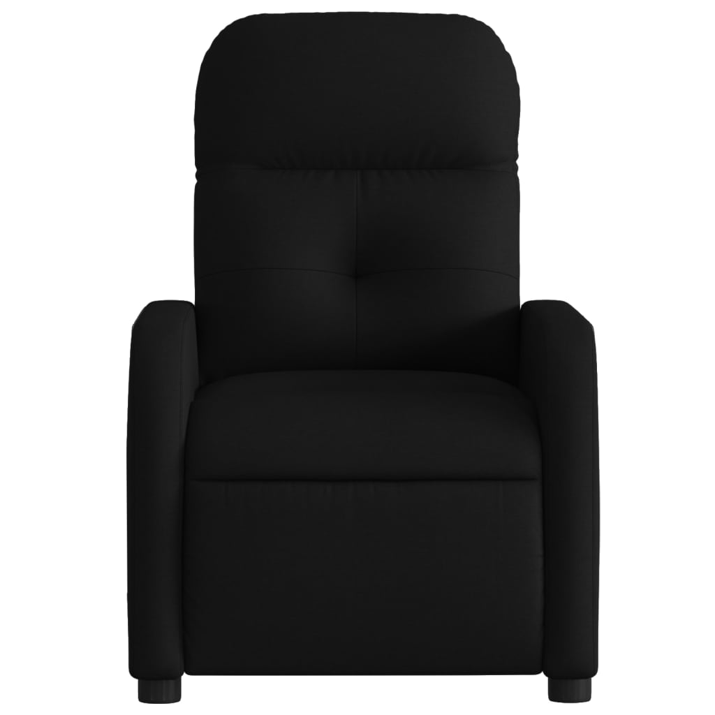 Fauteuil verstelbaar stof zwart is nu te koop bij PeponiXL, paradijselijk wonen!