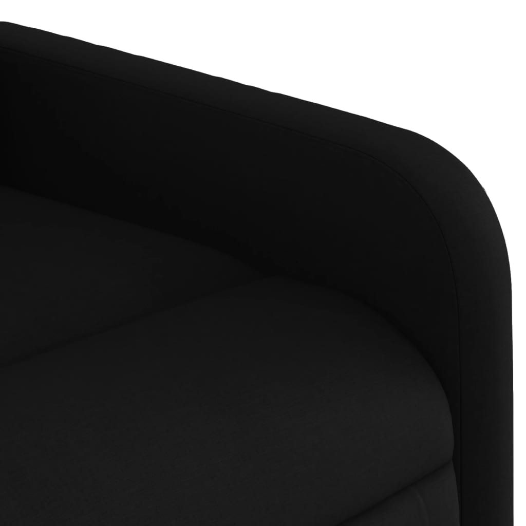 Fauteuil verstelbaar stof zwart is nu te koop bij PeponiXL, paradijselijk wonen!